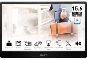 Monitorius MSI PRO MP161 E2, IPS, 60 Hz, FHD, 15.6"