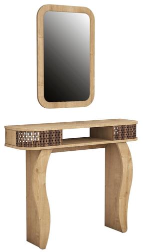Konsolinis staliukas Kalune Design Damla, ąžuolo sp., 105 cm x 30 cm x 85 cm