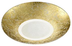 Šviestuvas lubų Trio Chiros 624110279, LED, 3000 °K, 1 x 12 W, skaidri sp. / aukso sp., 32 x 32 cm