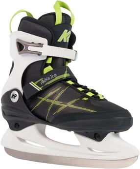 Коньки K2 Alexis Ice, черный цв./зеленый цв./серый цв., 39.5