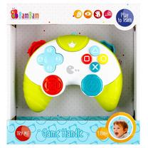 Edukacinis žaislas BamBam Game Handle, 12 cm, balta sp./žalia sp.