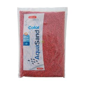 Akvārija grants Zolux AquaSand Color, 1 kg, koraļļsārts krās.