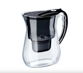Ūdens filtra krūze Aquaphor Lago MFP+, 3.8 l, melna krās.
