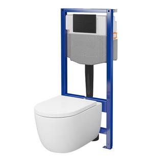 Pakabinamojo unitazo komplektas potinkinis Cersanit Novado D252, 0.42 cm x 50 cm