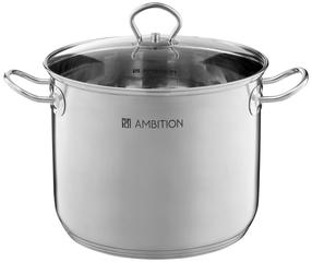 Puodas Ambition Acero, Ø36 cm, 25 l, sidabro sp.