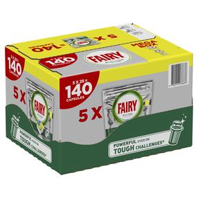 Капсулы для посудомоечной машины Fairy Platinum Lemon, 140 шт.