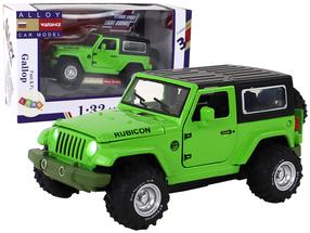 Игрушечный внедорожник Lean Toys Sahara, 1:32, зеленый цв.