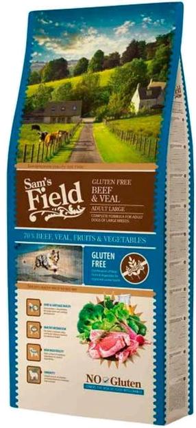 Kuiv koeratoit Sam's Field Gluten Free Beef & Veal, veiseliha/vasikaliha, 13 kg