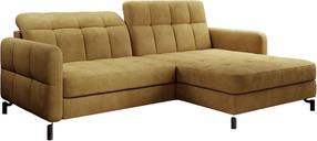 Kampinė sofa Lorelle Monolith 48, geltona sp., dešininė, 160 x 225 cm x 105 cm