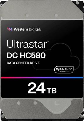 Serverių kietasis diskas (HDD) Western Digital Ultrastar DC HC580 0F62802, 3.5", 24 TB