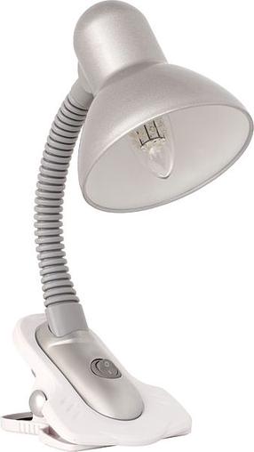 Galda lampa ar skavu Kanlux Suzi 7150, E27, 60W, sudraba krās./sudraba krās.