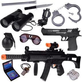 Policininko žaislas, - Warfare, juoda sp.
