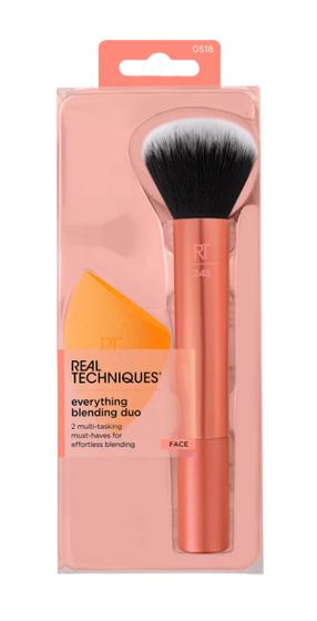 Набор кистей и спонжей для макияжа Real Techniques Everything Blending Duo, 2 шт., oранжевый цв.