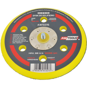 Šlifavimo diskų laikiklis AWTools AW10314, 125 mm, -