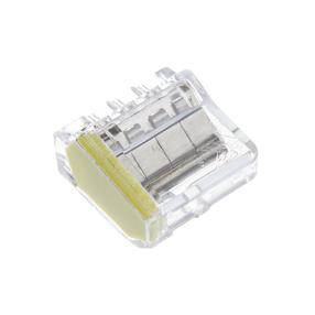 Клеммная колодка Pawbol E.4182K-5, 4 x 2.5 mm², прозрачный цв./желтый цв., 5 шт.