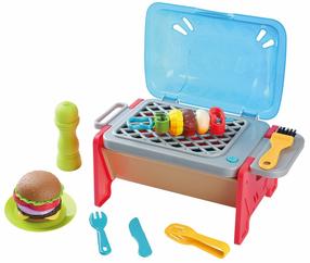 Rotaļu virtuves piederumi, grilēšanas komplekts PlayGo Grill & Sizzle 3614, daudzkrāsaina