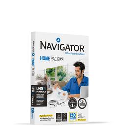Kontoripaber Navigator Home Pack XS, 80 g/m², 29.5 cm x 210 cm, 150 lk. tk.