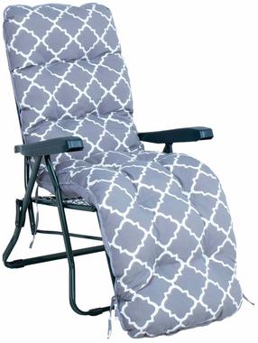 Āra krēsli Home4you Baden-Baden K109546, balta krās./pelēka krās., 56 cm x 57 cm x 100 cm