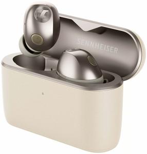 Juhtmeta kõrvaklapid Sennheiser MOMENTUM 5 True Wireless 5, kreemjasvalge