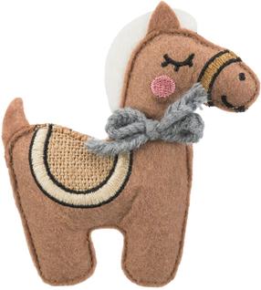 Žaislas katėms su katžole Trixie Horse 45534, ruda sp., 10 cm