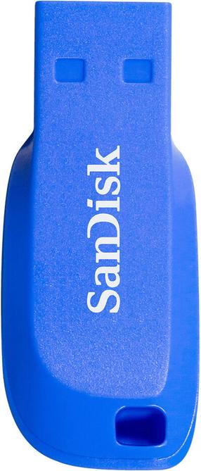 USB atmintinė SanDisk Cruzer Blade, mėlyna sp., 64 GB