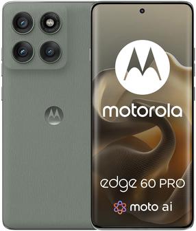Mobilais telefons Motorola Edge 60 Pro 5G PB7X0006SE, 512 GB, zaļa krās.