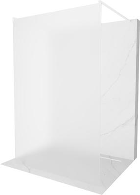 Dušas siena Mexen Kioto Walk-In, 120 cm x 200 cm, balta krās./aizsargājošs