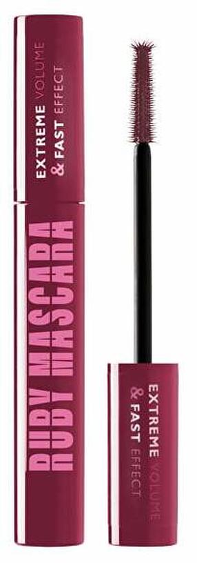 Ripsmetušš Dermacol Extreme Volume & Fast Effect, 12.6 ml, punane v. ruby
