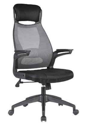 Darbo kėdė Solaris, 116 - 124 x 58 x 116 - 124 cm, juoda sp./pilka sp.
