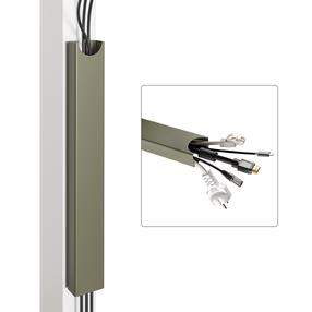 Kabeļa turētājs Desktronic Magnetic, 370 x 50 mm, zaļa krās.