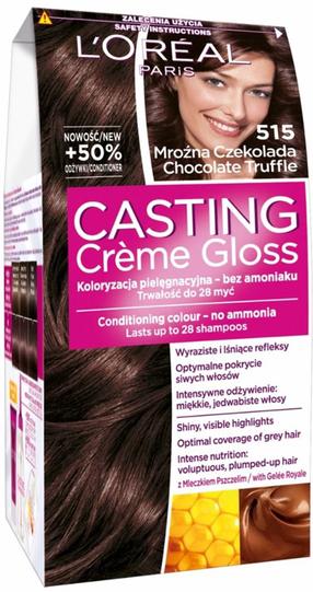 Matu krāsa L’Oréal Paris Casting Creme Gloss, chocolate truffle krās., 515, 180 ml
