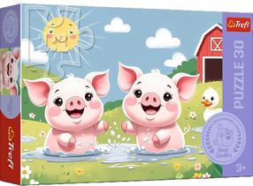 Pusle Trefl Happy Life In The Countryside 18334, 14 cm x 21 cm, 30 tk, mitmevärviline