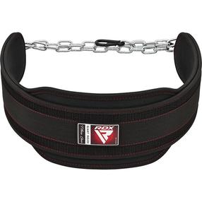 Sunkiosios atletikos diržas RDX T7 Pro Dipping Belt, juoda sp., Universalus