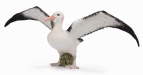 Rotaļlietu figūriņa Collecta Wandering Albatross 88765, 19 cm, balta krās./melna krās.