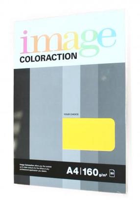 Kanceliarinis popierius Antalis Image Coloraction, A4, 160 g/m², geltona sp., 50 lapų vnt.