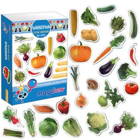 Магниты Maksik Vegetable MV 6032-12, многоцветный, 25 шт.