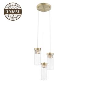 Šviestuvas kabinamas Domoletti Porto 20101AB-3Y, G9, 3 x 25 W, skaidri sp. / bronzos sp.