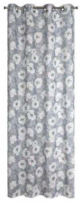 Nakts aizkari Fabia, pelēka krās., 140 cm x 250 cm