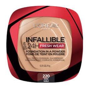 Kompaktinė pudra L’Oréal Paris Infallible 24H Fresh Wear, 220 sand, 9 g