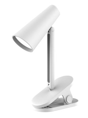 Galda lampa ar skavu CristalRecord Rigel, LED, 3W, balta krās./balta krās.