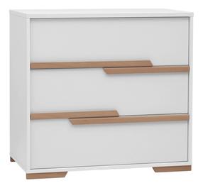 Komoda Pinio Snap, balta sp., 93 cm x 56 cm x 98.5 cm