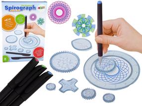 Templite komplekt Lean Toys Spirograph, mitmevärviline