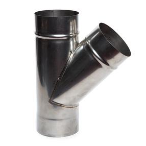 Ar trīs zariem skurstenis Wadex, 160 mm, 45 °