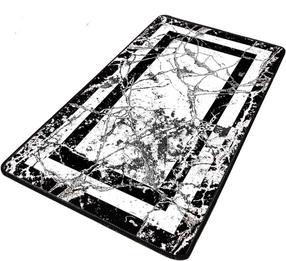 Vonios grindų kilimėlis Foutastic Marmor 359CHL4378, balta sp./juoda sp., 100 cm x 80 cm