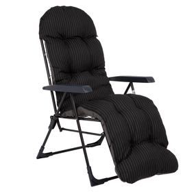 Lauko kėdė Patio Samar Plus C012-07PB, juoda sp., 81 cm x 59 cm x 104 cm