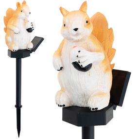 Iedurams gaismeklis ar saules bateriju Squirrel, -, balta krās./oranža krās.