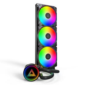 Vandens aušintuvas procesoriui Montech LightFlow ARGB 360, 120 mm x 27 mm