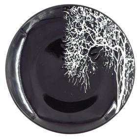 Šķīvis pusdienu Newill Tree, Ø 20.5 cm, balta krās./melna krās.