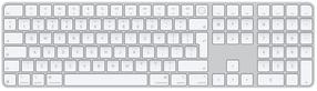 Bezvadu datora tastatūra Apple Magic Keyboard With Touch ID MXK73Z/A, Angļu (INT), balta krās.