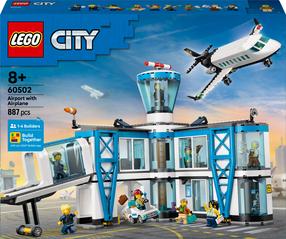 Konstruktor LEGO® City Lennujaam ja lennuk 60502, 887 tk